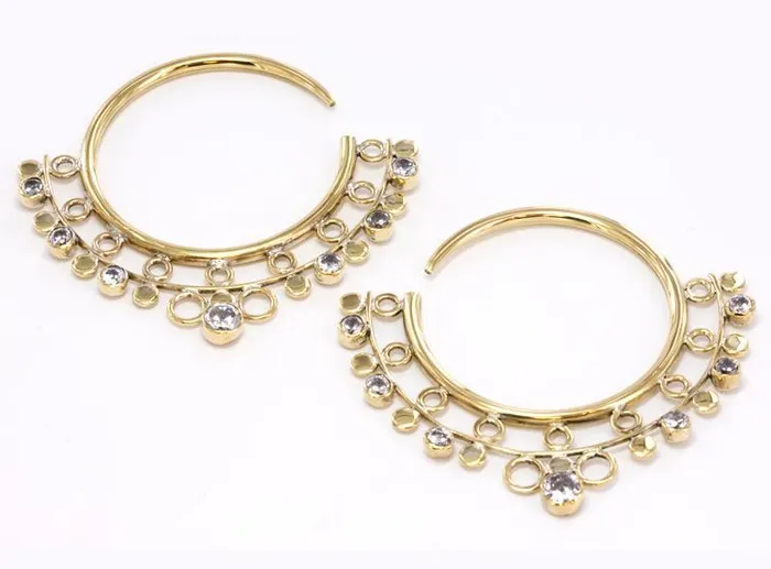 Vibrators 14g 4g Bronze Indonesian EYO Hoop Earrings Price Per 2 Elementals Organics