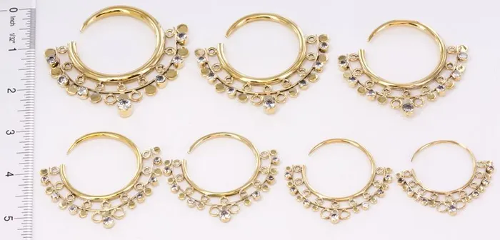 Vibrators 14g 4g Bronze Indonesian EYO Hoop Earrings Price Per 2 Elementals Organics