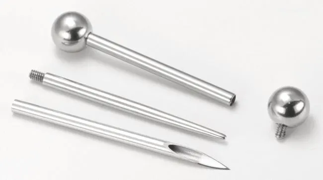 Vibrators 16g 1 Threaded Pin Taper Pierced Tools