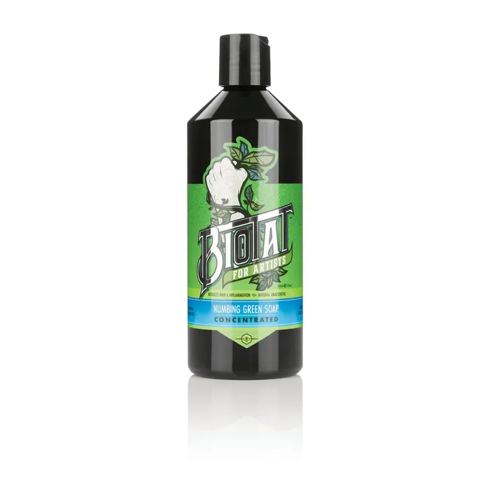 Vibrators BioTat Biotat Numbing Green Soap Concentrated 16oz Bottle