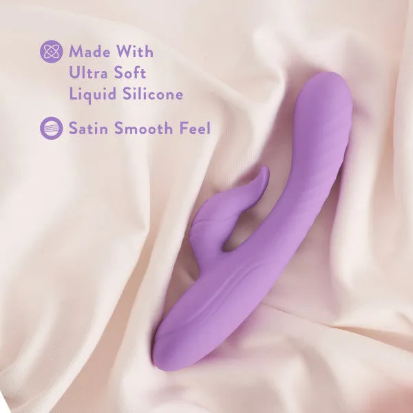 Vibrators Blush Evelyn Beginner GSpot Rabbit Vibrator Purple