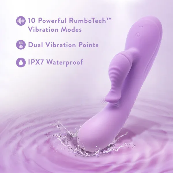 Vibrators Blush Evelyn Beginner GSpot Rabbit Vibrator Purple
