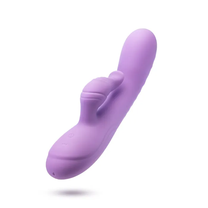 Vibrators Blush Evelyn Beginner GSpot Rabbit Vibrator Purple