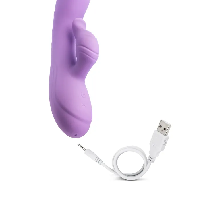 Vibrators Blush Evelyn Beginner GSpot Rabbit Vibrator Purple