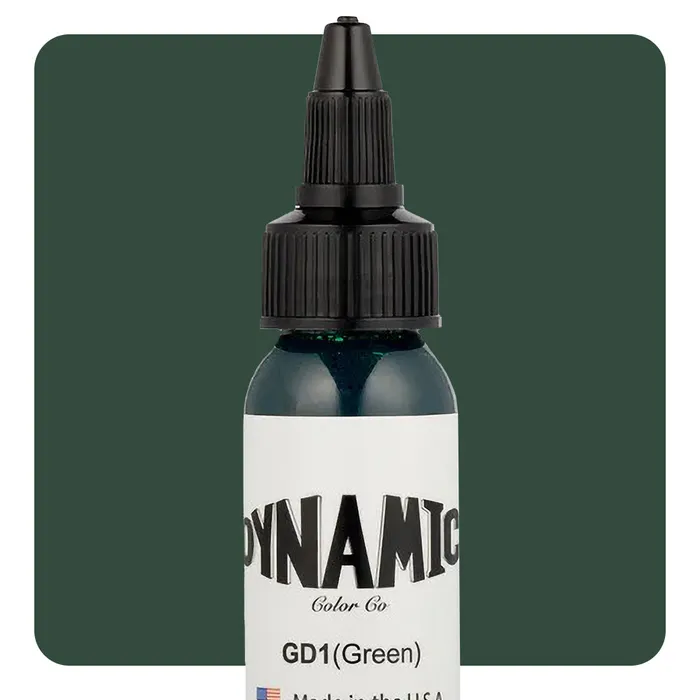 Vibrators Dynamic Dynamic Green Tattoo Ink 1oz Bottle