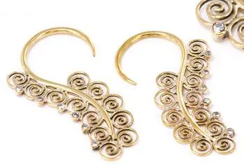 Vibrators Elementals Organics 12g BRONZE SERPENTINE Style Earrings Price Per 2 Vibrators Elementals Organics 12g BRONZE SERPENTINE Style Earrings Price Per 2