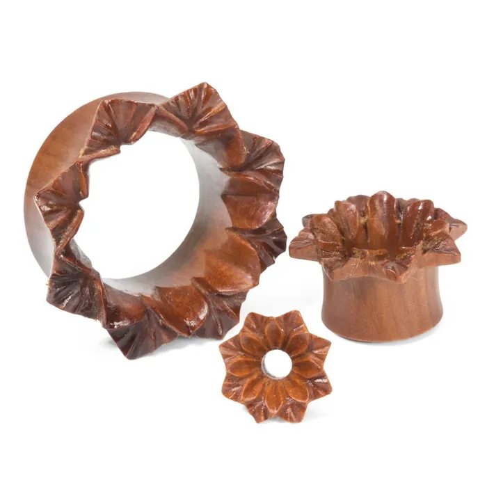 Vibrators Elementals Organics Blooming Lotus Saba Wood Organic Tunnel 6mm30mm Price Per 1 Vibrators Elementals Organics Blooming Lotus Saba Wood Organic Tunnel 6mm30mm Price Per 1