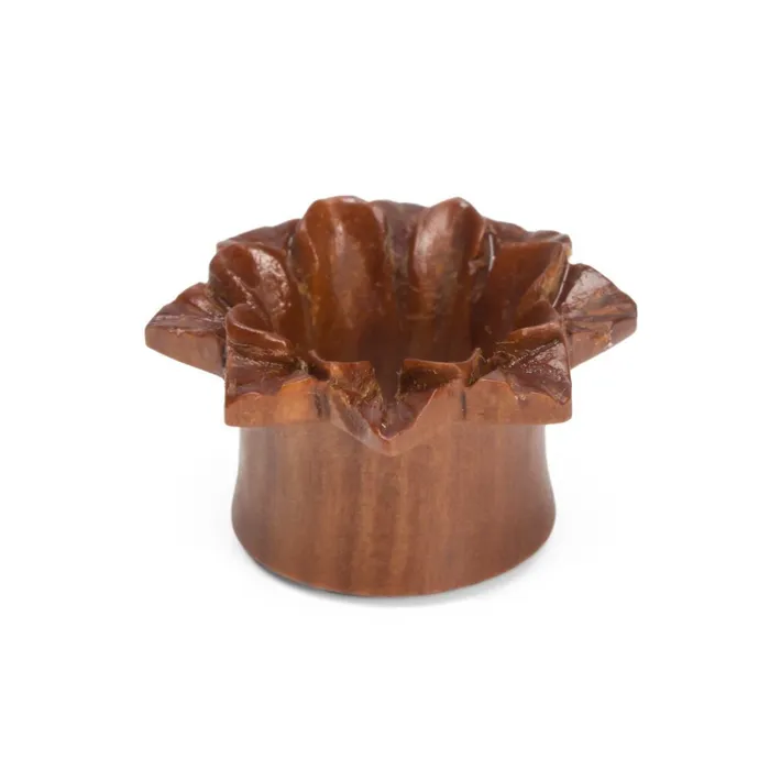 Vibrators Elementals Organics Blooming Lotus Saba Wood Organic Tunnel 6mm30mm Price Per 1