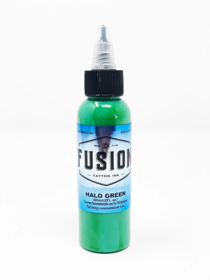 Vibrators Halo Green Fusion Tattoo Ink 1oz Bottle Fusion