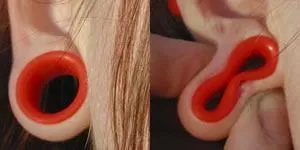 Vibrators Kaos Red Silicone Tunnel by Kaos Softwear 4g up to 2 Price Per 1