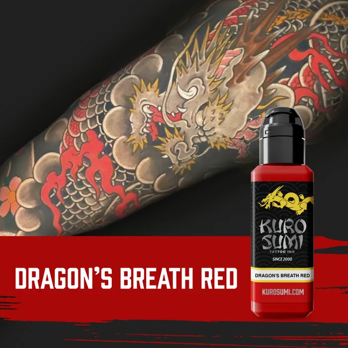 Vibrators Kuro Sumi Dragons Breath Red Kuro Sumi Tattoo Ink Pick Size