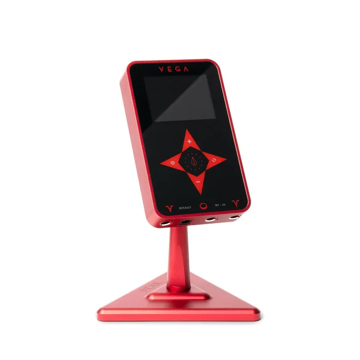 Vibrators Peak Peak Vega Tattoo Power Supply Red Aluminum