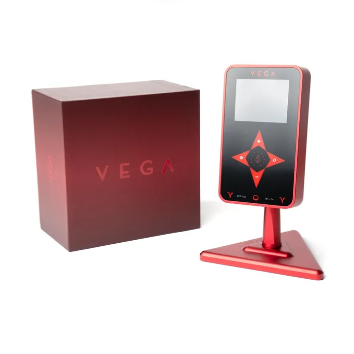 Vibrators Peak Peak Vega Tattoo Power Supply Red Aluminum