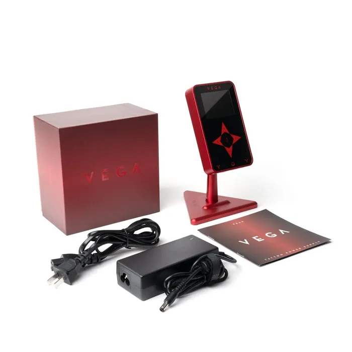 Vibrators Peak Peak Vega Tattoo Power Supply Red Aluminum