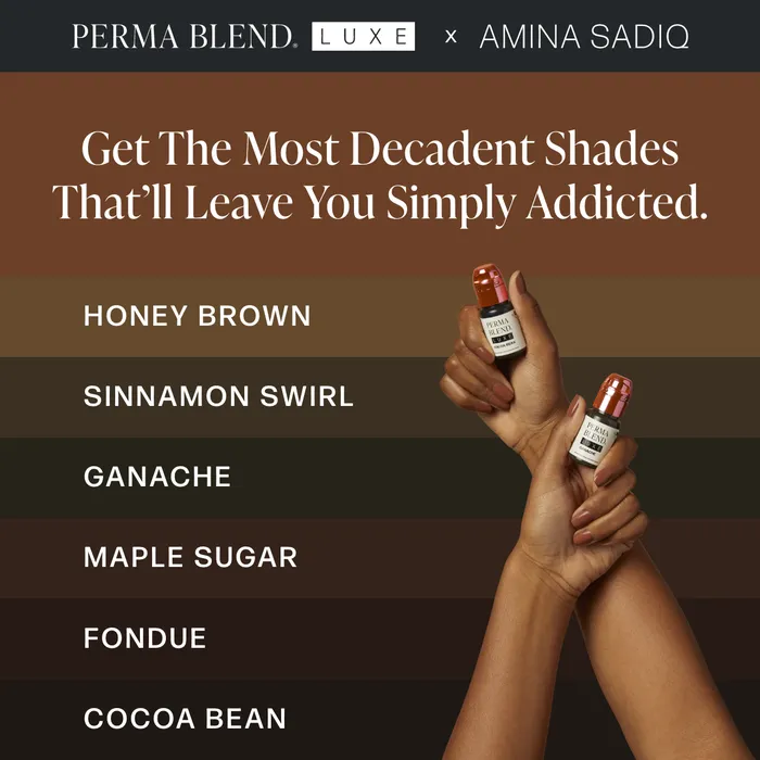 Vibrators Perma Blend Perma Blend LUXE Chocolate Collection by Amina Sadiq 6 12 oz bottles