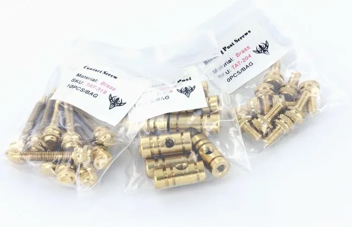 Vibrators Precision Long Brass Contact Screw M4 Metric Version 1