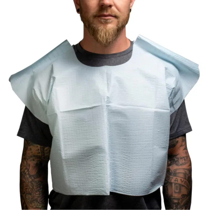 Vibrators Pro Advantage Pro Advantage Blue Disposable Exam Capes Case of 100 Vibrators Pro Advantage Pro Advantage Blue Disposable Exam Capes Case of 100