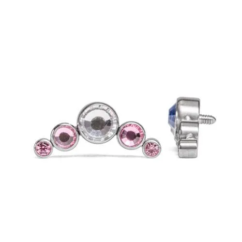 Vibrators Tilum 14g12g Internally Threaded Crescent Cluster Top Choose 4mm Jewel Color Price Per 1 Tilum Vibrators Tilum 14g12g Internally Threaded Crescent Cluster Top Choose 4mm Jewel Color Price Per 1 Tilum