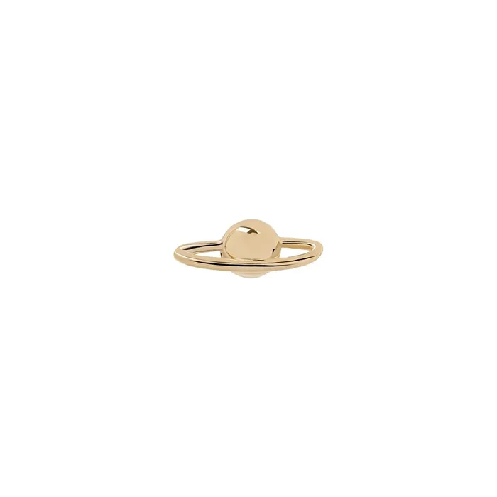 Vibrators Tilum 14kt Yellow Gold Saturn Threadless Top Price Per 1 Tilum