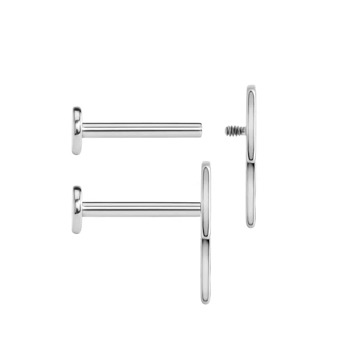 Vibrators Tilum 18g16g Internally Threaded Lightning Bolt Titanium Top Price Per 1 Tilum