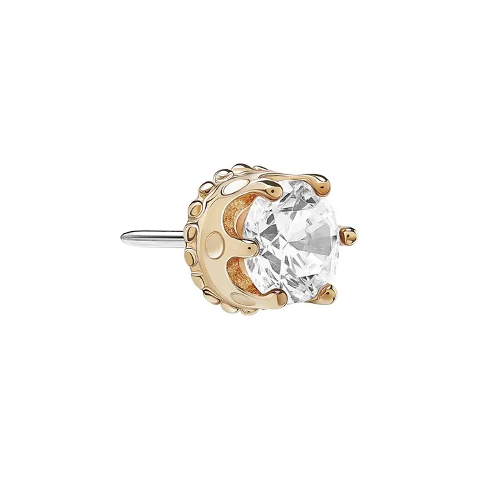 Vibrators Tilum Tilum 14kt Gold Prince Crown Jewel Threadless Top Price Per 1