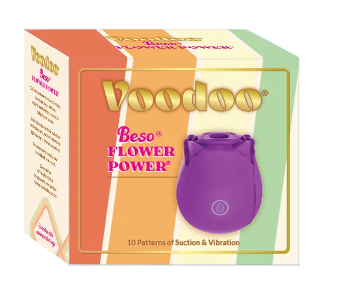 Voodoo Beso Flower Power Pleasher Spot Male Sex Toys