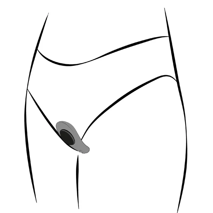 WeVibe Vibrators WeVibe Moxie HandsFree Remote or App Controlled Panty Vibrator Black