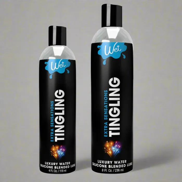 Wet Extra Sensations Tingling Water and Silicone Blended Lubricant Trigg Laboratories Inc Male Sex Toys Wet Extra Sensations Tingling Water and Silicone Blended Lubricant Trigg Laboratories Inc Male Sex Toys