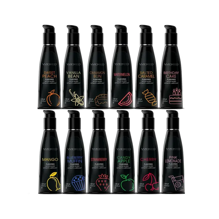 Wicked SBO Pictures Inc Lubricants Wicked Flavored WaterBased Intimate Lubricant 4oz 120 mL Flavor Flash Sale Wicked SBO Pictures Inc Lubricants Wicked Flavored WaterBased Intimate Lubricant 4oz 120 mL Flavor Flash Sale