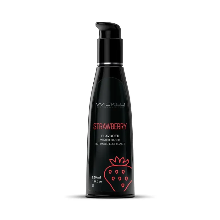 Wicked SBO Pictures Inc Lubricants Wicked Flavored WaterBased Intimate Lubricant 4oz 120 mL Flavor Flash Sale
