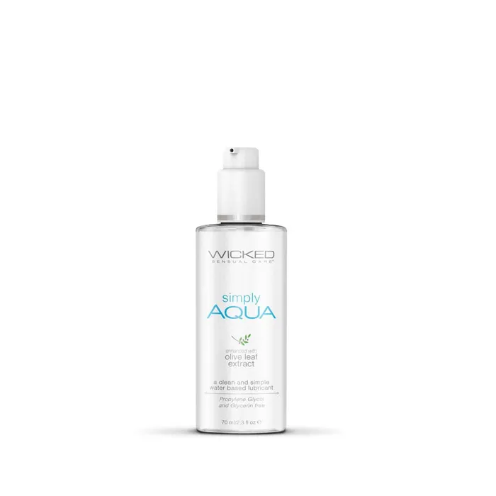 Wicked Simply Aqua Water Based Lubricant Wicked Sensual Care Lubricants