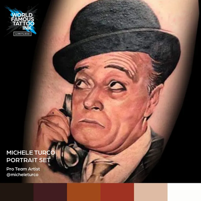 World Famous Anal 6 Color Michele Turco Portrait Set World Famous Tattoo Ink 1oz