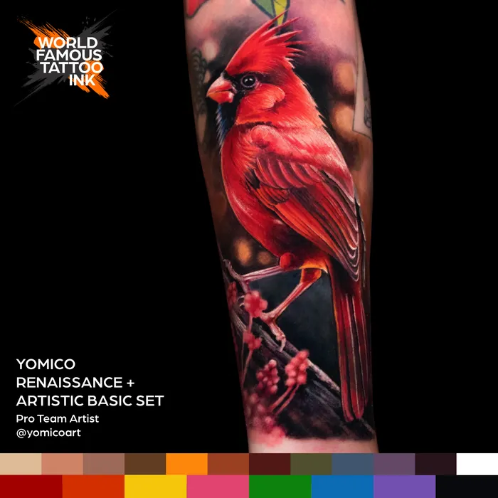 World Famous Anal Yomico Moreno Renaissance Set World Famous Tattoo Ink 1oz