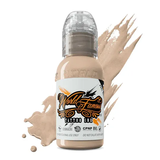 World Famous Female Sex Toys 12 Color Skintone Set World Famous Tattoo Ink 1oz