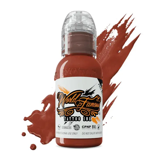 World Famous Female Sex Toys 12 Color Skintone Set World Famous Tattoo Ink 1oz