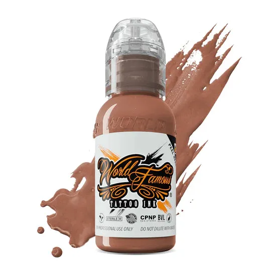 World Famous Female Sex Toys 12 Color Skintone Set World Famous Tattoo Ink 1oz
