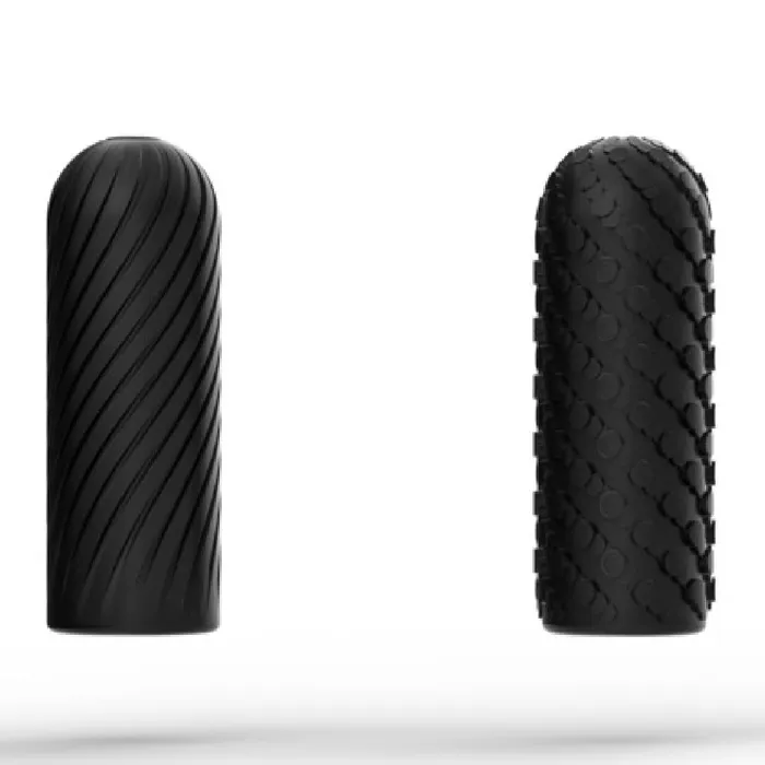 WOW Male Sex Toys Ghost Discreet Reversible Silicone Pocket Stroker Black