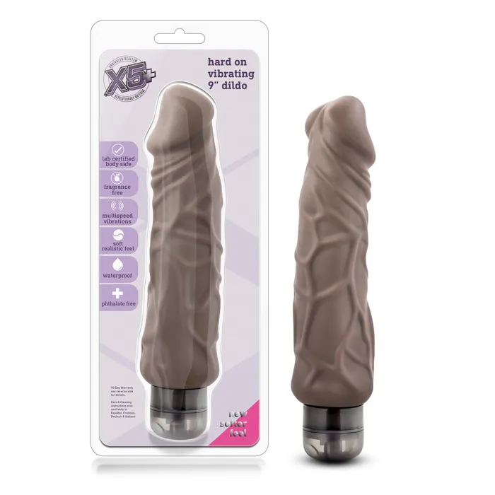 X5 Plus Hard On Vibrating 9 Dildo Pleasher Spot Female Sex Toys