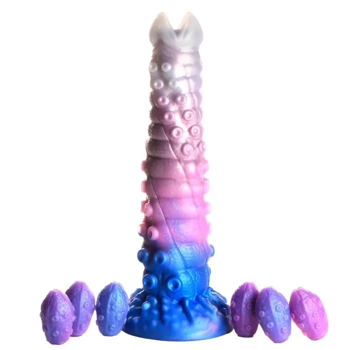 XR Brands TentaQueen Ovipositor Silicone Fantasy Role Play Dildo With Eggs Female Sex Toys