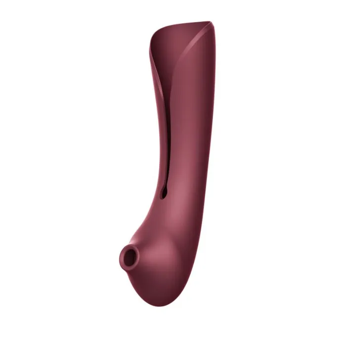 ZALO USA Female Sex Toys ZALO USA Queen Set Gspot PulseWave Vibrator with Suction Sleeve Wine Red